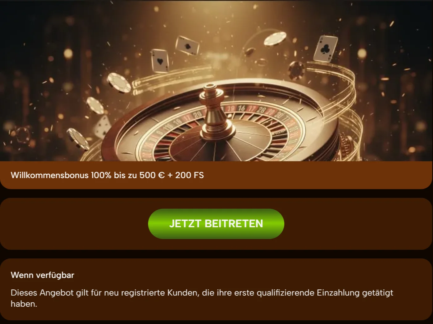 SuperQuantumPlay Casino Willkommensbonus