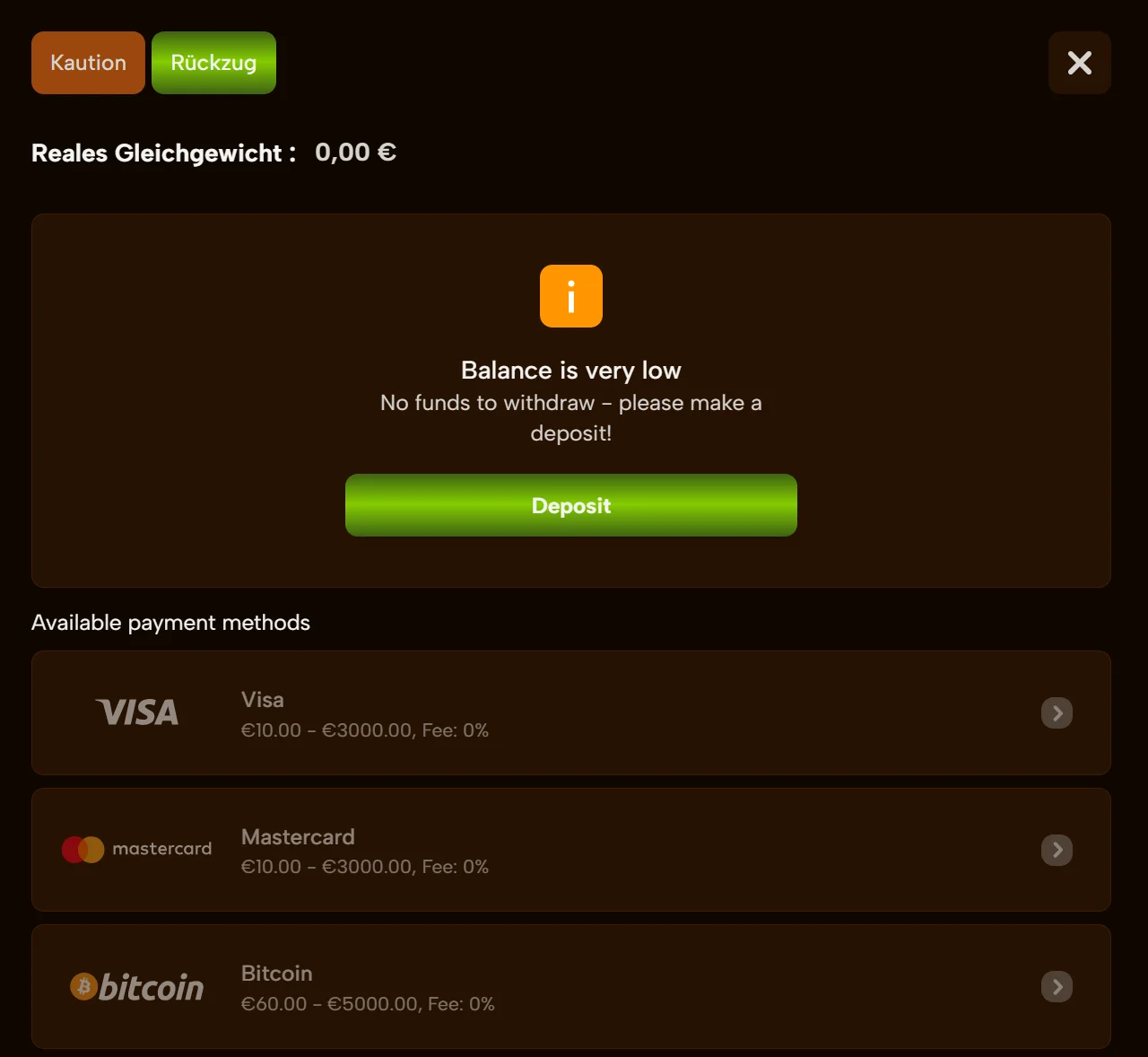 SuperQuantumPlay Casino Auszahlungen